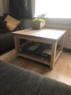 79,5 x 79,5 salontafel tafeltje, Ophalen, 50 tot 100 cm, Vierkant, Zo goed als nieuw