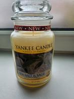 Yankee Candle Sea Salt & Sage - Nieuw! 623g, Overige materialen, Nieuw, Crème, Ophalen of Verzenden