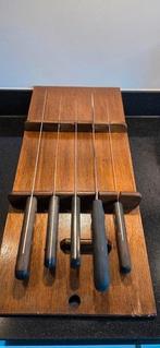 Nette gebruikte scherpe koksmessen, keukenset., Huis en Inrichting, Ophalen, Gebruikt, Rvs of Chroom