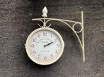 Metalen stationsklok 30 cm, Ophalen, Gebruikt, Analoog, Wandklok