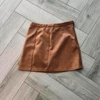 Suède Rok. Dames. S. Zgan., Kleding | Dames, Rokken, Ophalen, Bruin, Zo goed als nieuw, Maat 36 (S)