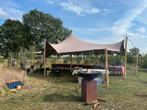 Te huur stretchtent afmetingen 6x10 tuinfeest, Ophalen, Zo goed als nieuw