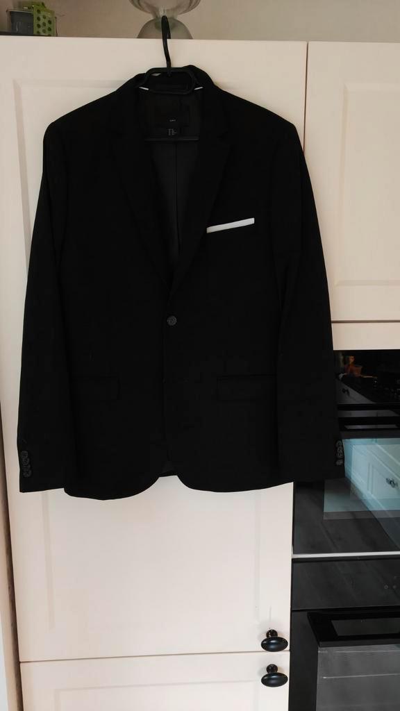 Stijlvolle Colbert - Maat 50, Kleding | Heren, Kostuums en Colberts, Zo goed als nieuw, Maat 48/50 (M), Zwart, Ophalen