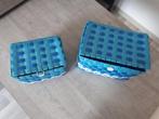 Set blauwe mandjes, Ophalen, Gebruikt, Rechthoekig, Mand