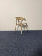 4 x Kantinestoel, bruin, kunststof, 4-poot onderstel, Ophalen, Kunststof, Gebruikt, Bruin