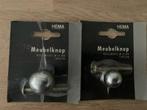 Hema meubelknop - Chroom - Kogelmodel 18 en 24 mm, Wandhaken, Nieuw, Ophalen of Verzenden, Minder dan 100 cm