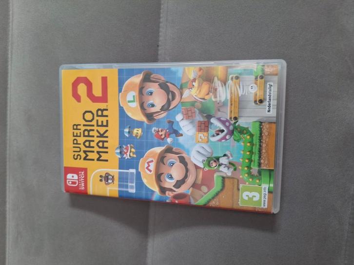 Super mario maker 2 voor de nintendo switch, Spelcomputers en Games, Games | Nintendo Switch, Zo goed als nieuw, Platform, 3 spelers of meer