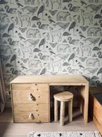 Houten kinderbureau van Huis & Grietje, Ophalen, Gebruikt, Tafel(s) en Stoel(en)