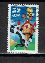 postzegels USA Sylvester en Tweety (1998), Ophalen of Verzenden, Noord-Amerika, Gestempeld