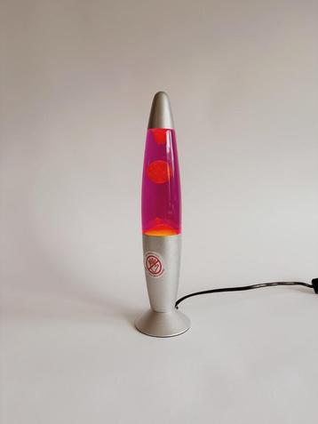 RETRO LAVALAMP | GEEL/PAARS beschikbaar voor biedingen