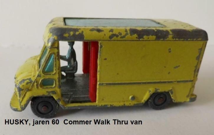 HUSKY jaren 60,. set van 4 oude modellen, flink gebruikt, Hobby en Vrije tijd, Modelauto's | Overige schalen, Gebruikt, Auto, Ophalen of Verzenden