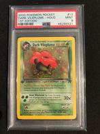 13/82 dark vileplume 1st psa 9, Ophalen of Verzenden, Meerdere kaarten