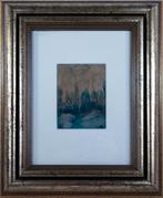 Symbolistisch werk met monogram "JS", Ophalen of Verzenden