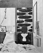 Zeefdruk Fred van der Wal, Antiek en Kunst, Verzenden