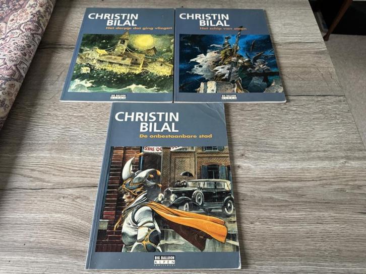 Christin/Bilal.. Het Dorpje dat ging vliegen.Het Schip van s, Boeken, Stripboeken, Zo goed als nieuw, Meerdere stripboeken, Ophalen of Verzenden