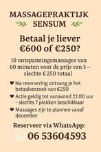 10x ontspanningsmassages 60 min voor 250 euro nog 2 plekken, Diensten en Vakmensen, Welzijn | Masseurs en Massagesalons, Ontspanningsmassage