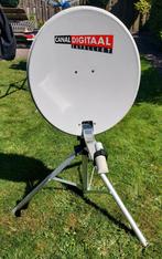 Tv met schotel en toebehoren voor caravan, Caravans en Kamperen, Ophalen