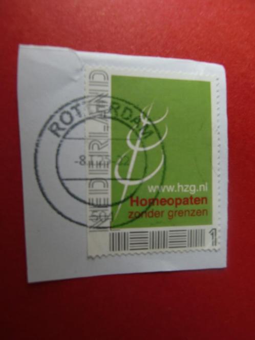 Persoonlijke zegel - Homeopaten op papier - gest., Postzegels en Munten, Postzegels | Nederland, Gestempeld, Na 1940, Verzenden
