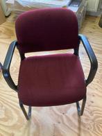 Spreekkamer stoelen 4 stuks, Huis en Inrichting, Ophalen, Gebruikt, Vier, Stof