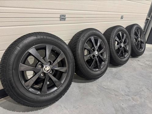 Skoda Citigo 14 inch grey velgenset 4x100 origineel skoda, Auto-onderdelen, Banden en Velgen, Banden en Velgen, Winterbanden, 14 inch
