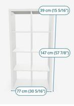 İkea kallax 2*4 8 vakken, Ophalen, Gebruikt, 50 tot 100 cm, 150 tot 200 cm