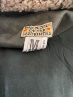 People of the Labyrinths leren Jas, Ophalen of Verzenden, Zo goed als nieuw, Maat 38/40 (M), Grijs