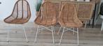 Rotan stoelen karwei, Ophalen, Zo goed als nieuw, Metaal, Drie