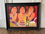 Kunstplaat “Wanna Have Fun” – El van Leersum 96x76cm, Ophalen
