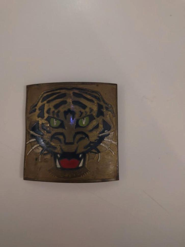 Tijgerbrigade Mouwembleem, Verzamelen, Militaria | Algemeen, Landmacht, Embleem of Badge, Azië, Ophalen of Verzenden