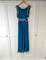 Prachtige avond jurk van TFNC London als nieuw!, Kleding | Dames, Maat 38/40 (M), Overige typen, Blauw, Tfnc