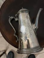 Antieke Sheffield Plated Zilveren Koffiepot, Antiek en Kunst, Ophalen of Verzenden, Zilver