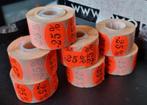 [AL OPGEHAALD] * gratis * 7 rollen stickers 25% korting, Ophalen, Gebruikt, Meerdere stickers