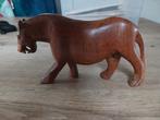Panter tijger handgesneden houtwerk vintage, Verzamelen, Beelden en Beeldjes, Ophalen, Dier
