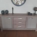 Mahoni houten dressoir, 2kleurig.lxhxb 2.05..93cm 48cm, Huis en Inrichting, 25 tot 50 cm, 200 cm of meer, Zo goed als nieuw, Met deur(en)