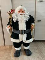 Kerst decoratie, Kerstman pop in groen wit pak, 80 cm., Diversen, Kerst, Ophalen, Nieuw
