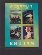 Schilderijen in 3 D Bhutan blok 36 (602), Verzenden, Postfris, Overige thema's