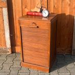 Roldeur kast archiefkast hout origineel 43 x 40,5 x 75 cm, Ophalen