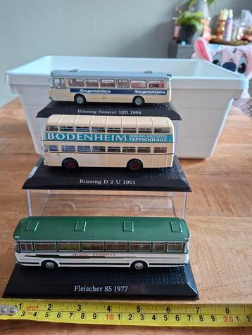 Modelautos Bussen Büssing en Fleischer beschikbaar voor biedingen