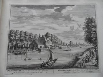 71 Loenen aan de Vecht Huis Oostervecht Kopergravure 1719 beschikbaar voor biedingen