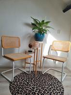 2 geweven rotan retro stoelen!, Zo goed als nieuw, Hout, Ophalen