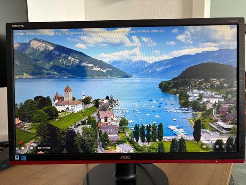 AOC Monitor! 24 Inch, Computers en Software, Monitoren, Gebruikt, 61 t/m 100 Hz, HDMI, Gaming, TN, Full HD, 1 tot 2 ms, Ophalen