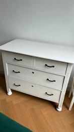 Witte lade kast 103 cm bij 54cm diep, Huis en Inrichting, Kasten | Ladekasten, Ophalen, 50 tot 100 cm, Zo goed als nieuw, 3 of 4 laden