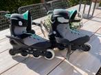 Skates Decathlon maat 40 met beschermers, Sport en Fitness, Skeelers, Gebruikt, Inline skates 4 wielen, Ophalen, Overige merken