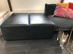 Walter Knoll Poef / Hocker - 110x110 cm, Ophalen, Gebruikt, Vierkant, Leer
