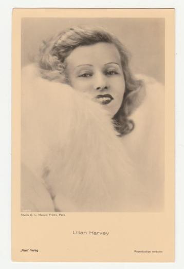 Lilian Harvey.  Filmsterren.  Movies.  Cinema. beschikbaar voor biedingen