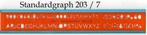 Standardgraph 203 / 7 -- teken sjabloon ( 3 ), Ophalen of Verzenden, Zo goed als nieuw, Overige typen