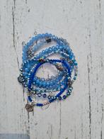 Biba blauwe kralenarmbandjes 4 euro pst nieuw, Sieraden, Tassen en Uiterlijk, Armbanden, Blauw, Kunststof of Plastic, Nieuw, Ophalen of Verzenden