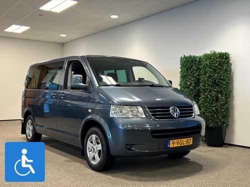 Volkswagen Caravelle L1H1 Rolstoelbus (airco achterin), Auto's, Bestelauto's, Bedrijf, Te koop, Aangepast voor mindervaliden, Airbags