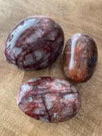 3 Hematoide kwarts stenen, Ophalen of Verzenden, Mineraal