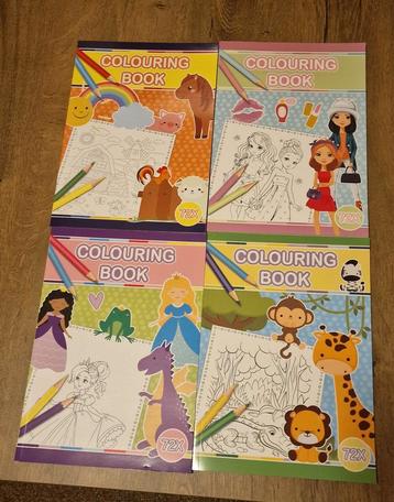 NIEUW 4 X Kleurboeken vele mooi plaatjes te kleuren beschikbaar voor biedingen